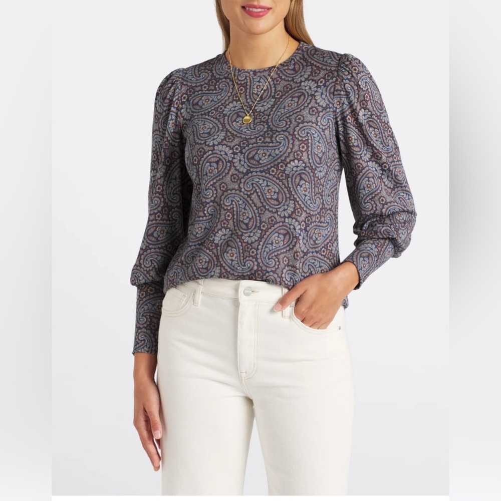 Stitch Fix Les Serein paisley blouse new with tags